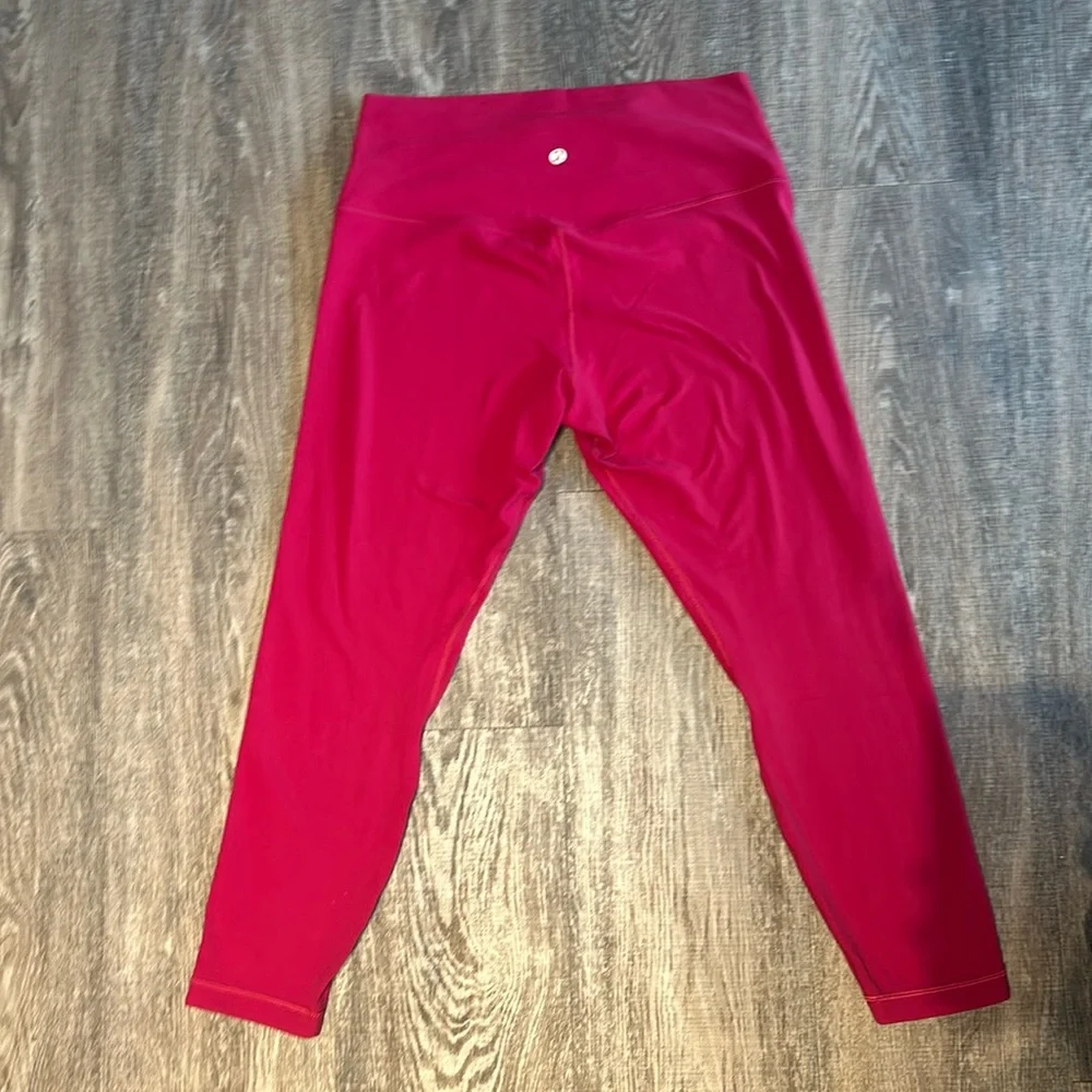 Pink Lululemon align leggings - Like New - Picture 1 of 4